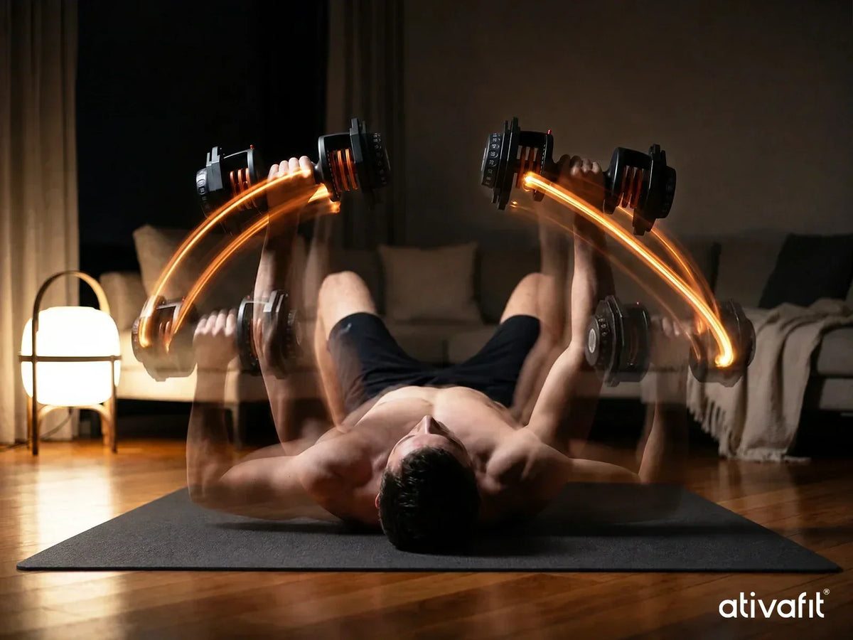 11 Dumbbell Chest Exercises Without a Bench at Home in 2026