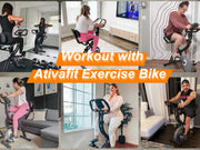 Ativafit Glide R8 Foldable Exercise Bike with Resistance