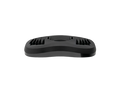 Black dumbbell tray on a white background