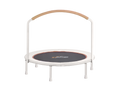 Small trampoline with a handle on a white background