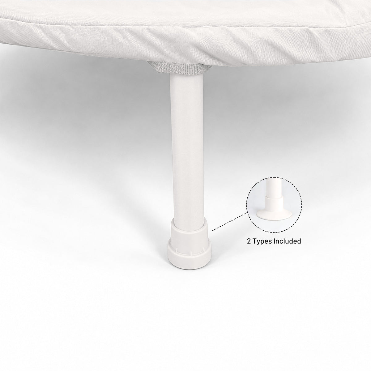Non-Slip Rubber Tips & Suction Cup Feet