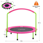 Ativafit Petal Puzzle - 36" Foldable Trampoline Rebounder