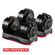 Ativafit Lava 66 Lb Adjustable Dumbbell Set