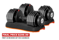 Ativafit Martian 50 Lb Adjustable Dumbbell Set
