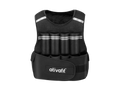 Black weight vest with 'ativafit' branding on a white background